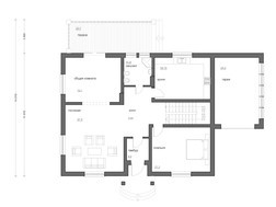 Проект классического загородного дома с 6-ю спальнями