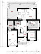 Элегантный загородный коттедж с кирпичным фасадом