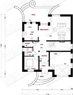 Проект стильного 1,5-этажного дома с гаражом