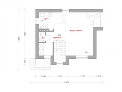 Проект современного дома с плоской кровлей