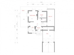 Дом с мансардой с зимним садом