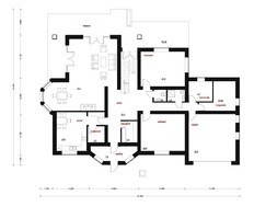 Проект оригинальной усадьбы с гаражом на 2 машины