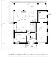 Проект загородного коттеджа с большой светлой террасой