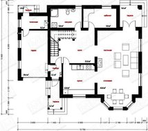 Особняк с кирпичным фасадом