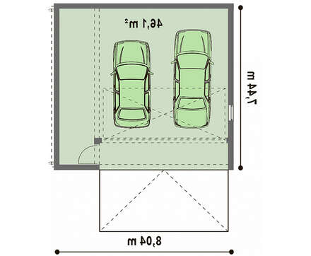 Проект современного практичного гаража