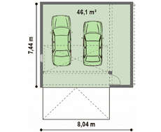 Проект современного практичного гаража