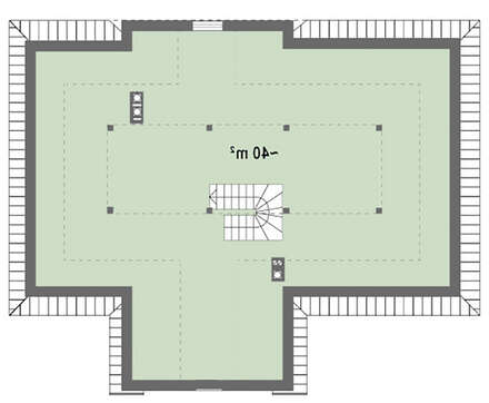 Коттедж в стиле дворянской усадьбы
