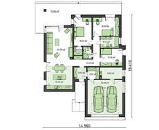 Проект дома в модерновом стиле