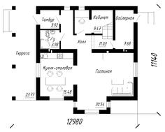Загородный коттедж с мансардой