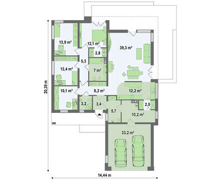 Проект уютного дома для большой семьи