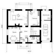 Классический коттедж с комфортной планировкой