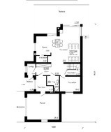 Коттедж с мансардой с современными элементами