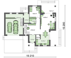 Проект практичного двухэтажного дома в классическом стиле