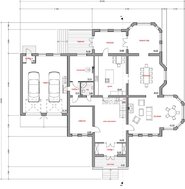 Проект изысканного коттеджа для большой семьи