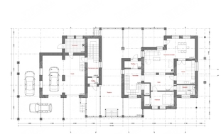 Проект огромного коттеджа со всеми удобствами