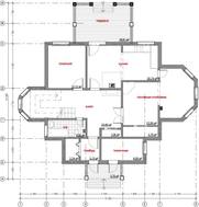 Проект роскошного коттеджа 220 m²