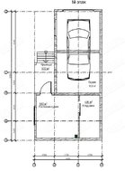 Архитектурный проект удобной небольшой сторожки с гаражом для 1 авто