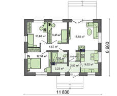 Пригожий особняк площадью до 100 квадратов