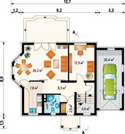 Неповторимый особняк с элегантной открытой террасой