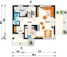 Современный особняк на два этажа