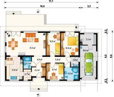 Дом для узкого участка 18 на 10