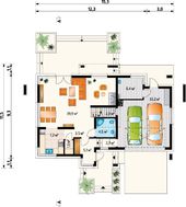 Неповторимый загородный дом с большим гаражом и террасой на заднем дворе