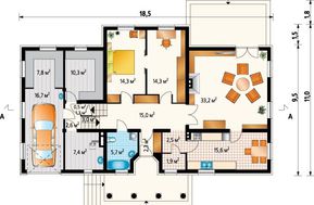 Комфортабельный особняк с шестью красивыми комнатами