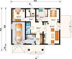 Проект оригинальной усадьбы с мансардой и интересным дизайном