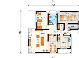 Оригинальная загородная вилла с лаконичным и четким дизайном