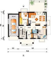 Стильный особняк для большой семьи с площадью 210 m²