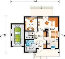 Проект замечательной загородной усадьбы с удобной планировкой