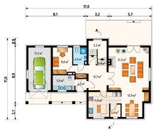 Красивый загородный коттедж в современном средиземноморском стиле