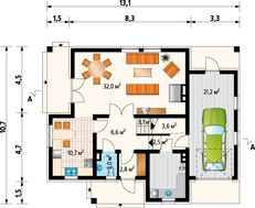 Интересное строение на два этажа в деревенском стиле