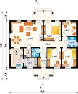 Красивый одноэтажный домик