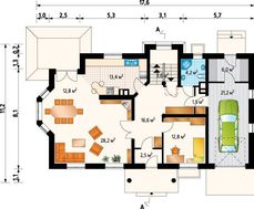 Красочный особняк с шикарными апартаментами для водных процедур