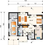 Изящный коттедж на четыре спальни