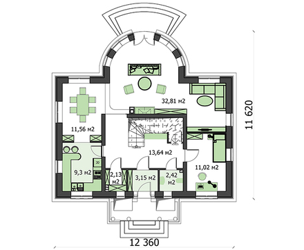 Величественный дом на семь спален