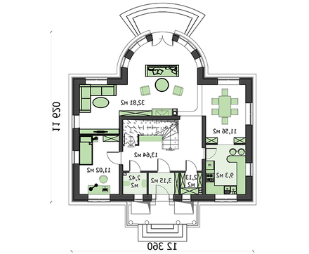 Величественный дом на семь спален