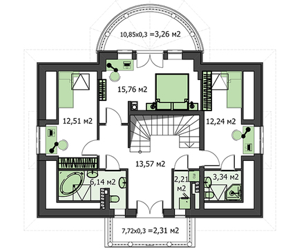 Величественный дом на семь спален