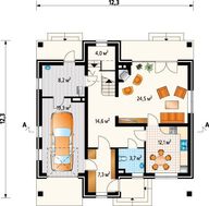 Проект презентабельного строения на 150 м2 жилой площади