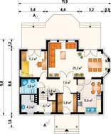 Восхитительный особняк с красивыми балконами