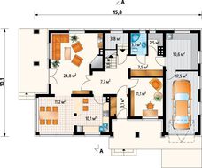 Двухэтажный комфортный особняк с гаражом