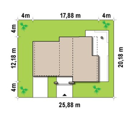 Большой двухэтажный коттедж в стиле хай-тек