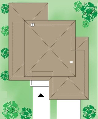 Двухэтажный загородный особняк с спальнями на разных этажах